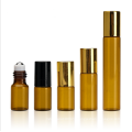 wholesale 2ml 5ml 8ml 10ml 15ml amber perfume glass roll on bottle